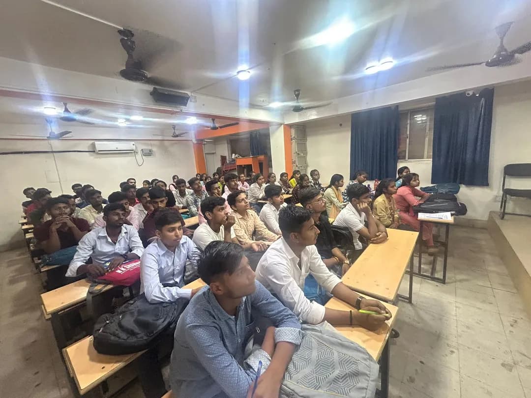 Students engaged in a lecture