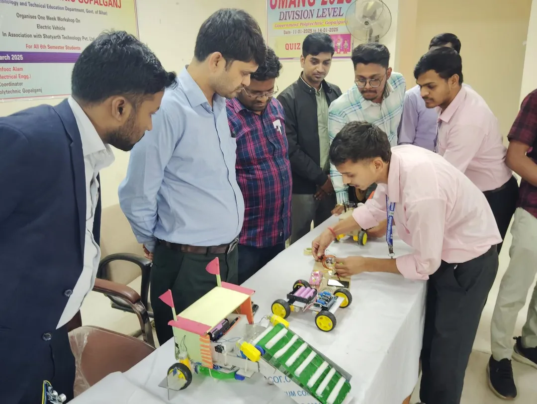 Team building activity during a corporate event