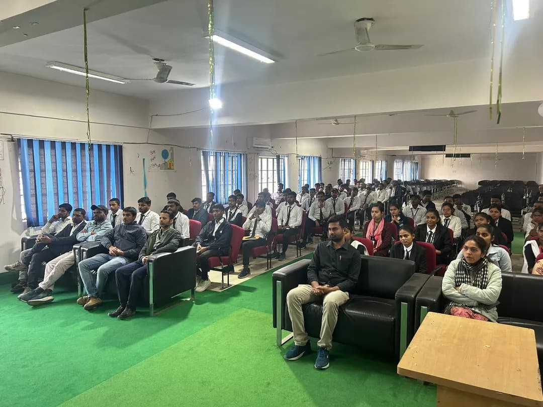 Team building activity during a corporate event