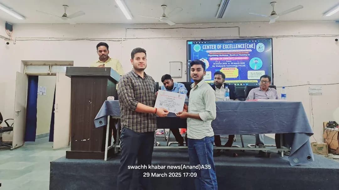 Team building activity during a corporate event