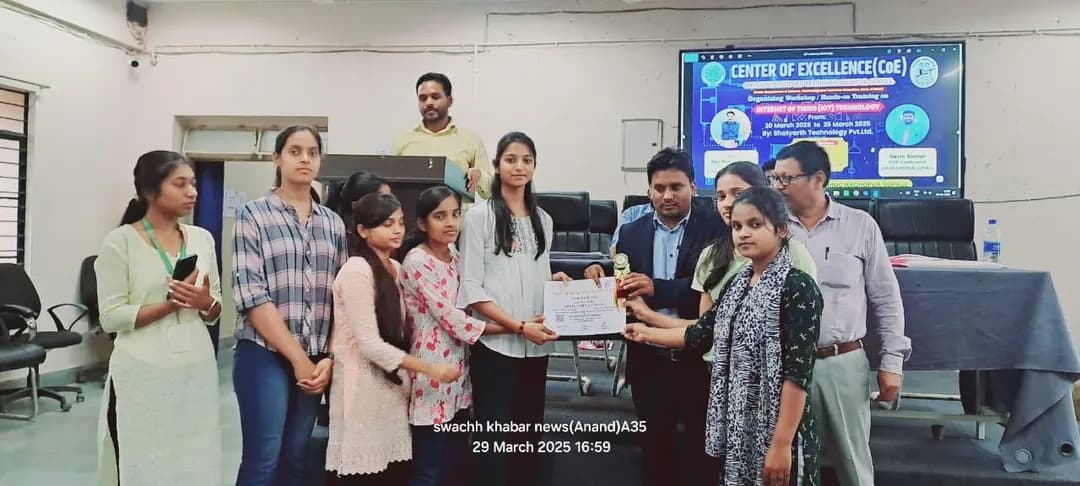 Team building activity during a corporate event