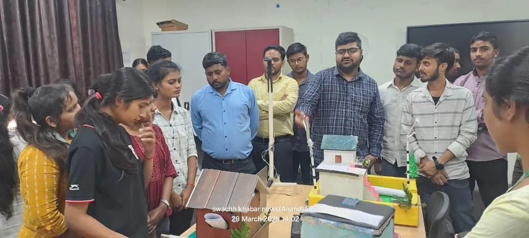 Team building activity during a corporate event